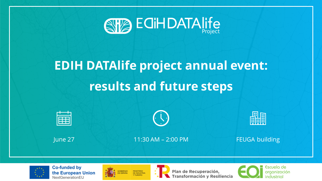 EDIH DATAlife project annual event: results and future steps