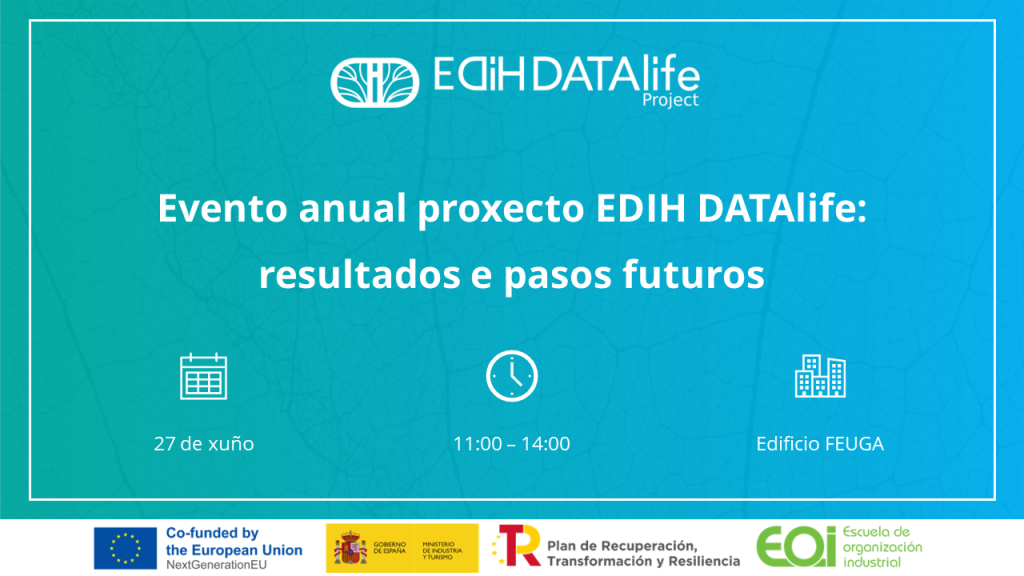 Evento anual proxecto EDIH DATAlife: resultados e pasos futuros